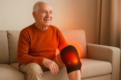 Thermo Knee: Calor inteligente para tus rodillas, al instante.